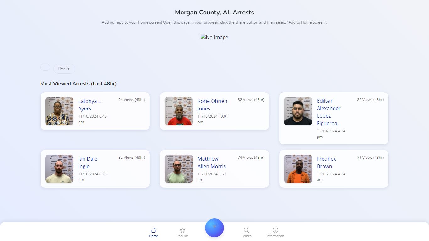 Morgan County, AL Arrests - Public Jail Records