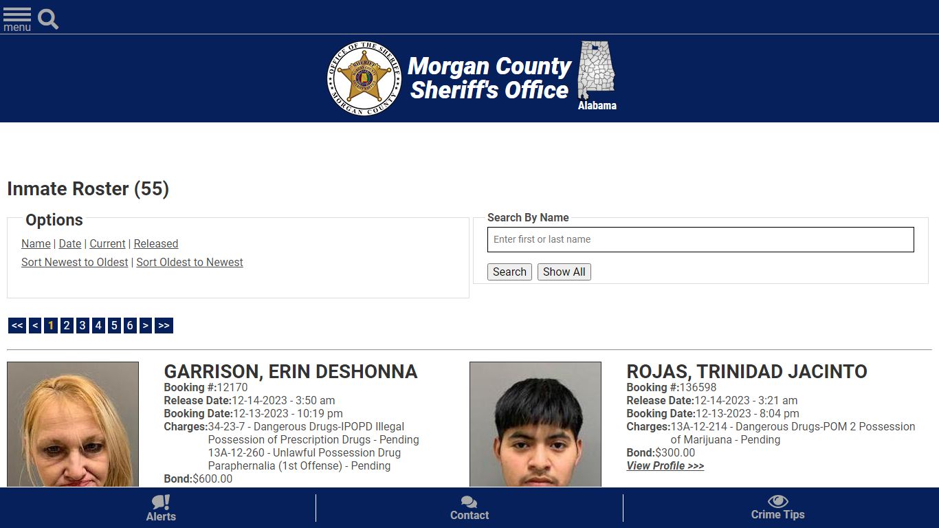 Inmate Roster (28) - Morgan County Sheriff, Al