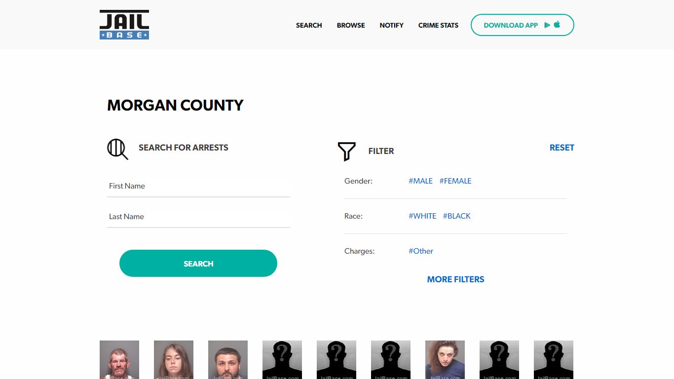 Morgan County Jail Inmate Search and Mugshots | JailBase
